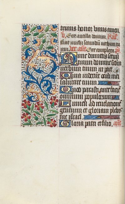 Kniha hodin Použití Rouen: fol. 78v, c. 1470. od Master of the Geneva Latini