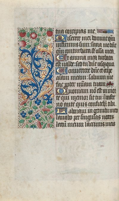 Kniha hodin Použití Rouen: fol. 80v, c. 1470. od Master of the Geneva Latini