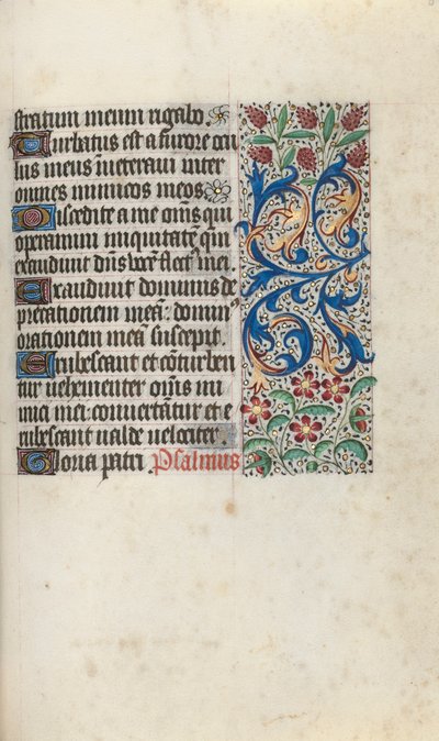 Kniha hodin Použití Rouen: fol. 81r, c. 1470. od Master of the Geneva Latini