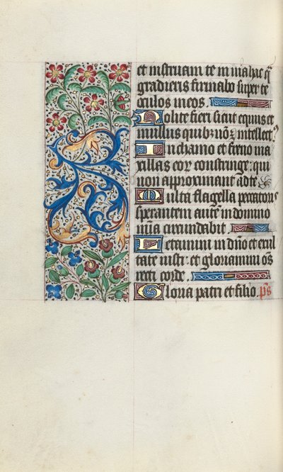 Kniha hodin Použití Rouen: fol. 82v, c. 1470. od Master of the Geneva Latini