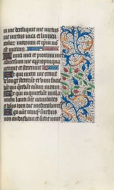 Kniha hodin Použití Rouen: fol. 84r, c. 1470. od Master of the Geneva Latini