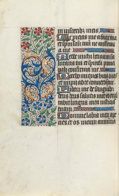 Kniha hodin Použití Rouen: fol. 86v, c. 1470. od Master of the Geneva Latini