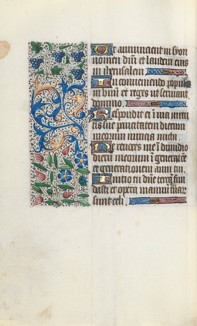 Kniha hodin Použití Rouen: fol. 89v, c. 1470. od Master of the Geneva Latini