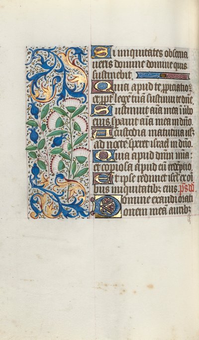 Kniha hodin Použití Rouen: fol. 90v, c. 1470. od Master of the Geneva Latini