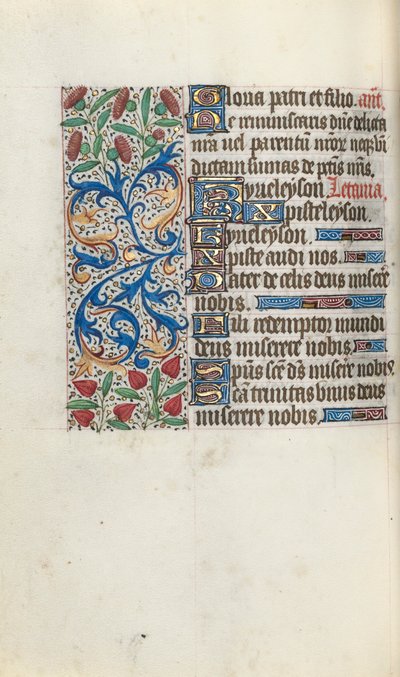Kniha hodin Použití Rouen: fol. 92v, c. 1470. od Master of the Geneva Latini