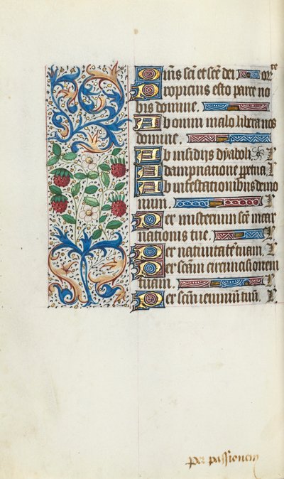 Kniha hodin Použití Rouen: fol. 94v, c. 1470. od Master of the Geneva Latini