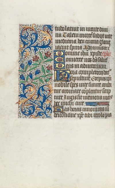 Kniha hodin Použití Rouen: fol. 98v, c. 1470. od Master of the Geneva Latini