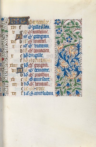 Kniha hodin Použití Rouen: fol. 9r, c. 1470. od Master of the Geneva Latini