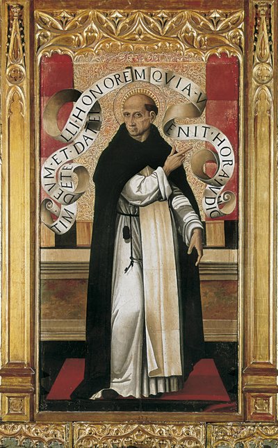 Saint Vincent Ferrer (1350-1419) (malba) od Master of the Grifo