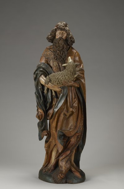 St John the Baptist, c.1515 (částečně polychromované lipové dřevo) od Master of the Harburger Altar