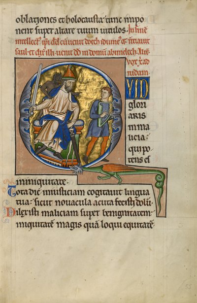 Úvodní otázka: David před Saulem od Master of the Ingeborg Psalter
