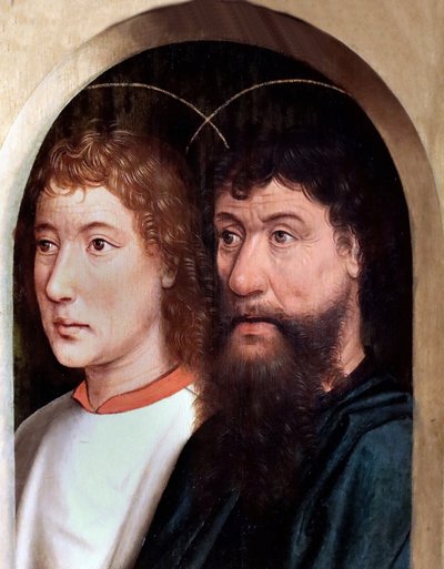 Nizozemsky: Dva apoštolové () od Master of the Legend of Saint Lucy