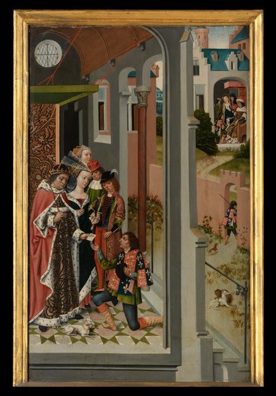 Panel z Legendy o svaté Voršule od Master of the Legend of St. Ursula