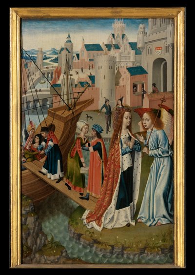 Panel z Legendy o svaté Voršule od Master of the Legend of St. Ursula