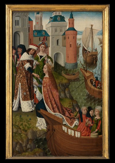 Panel z Legendy o svaté Voršule od Master of the Legend of St. Ursula