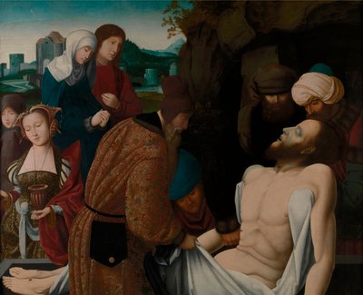 Nizozemsky: The Entombment od Master of the Mansi Magdalen