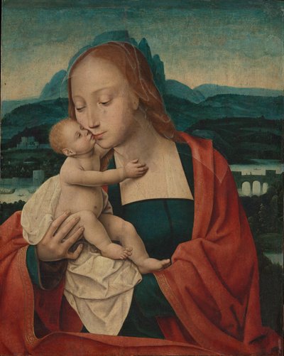 Panna s dítětem od Master of the Mansi Magdalen