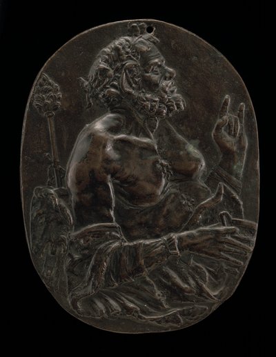 Satyr, konec 15. nebo začátek 16. století. od Master of the Martelli Mirror