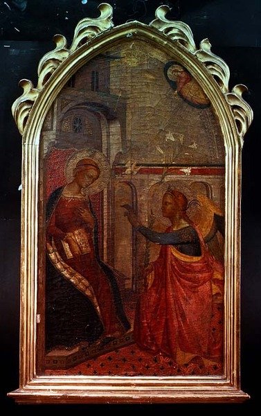 Zvěstování od Master of the Misericordia