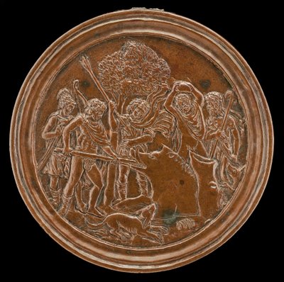 Meleager Hunting the Calydonian Boar, čtvrtá čtvrtina 15. století. od Master of the Orpheus Legend