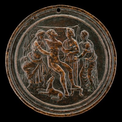 Meleager a Atalante, čtvrtá čtvrtina 15. století. od Master of the Orpheus Legend