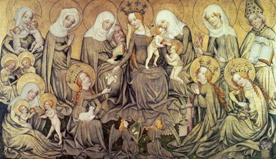 Středový panel Ortenbergova oltáře, c1410-1420 od Master of the Ortenberg Altar