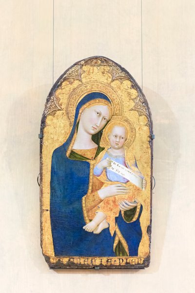 Madona a dítě, první polovina 14. století od Master of the Palazzo Venezia Madonna