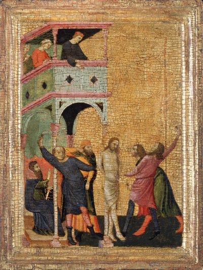 bičování (recto) od Master of the Poldi Pezzoli diptych