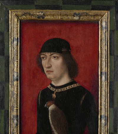 Portrét Engelberta II., hraběte z Nassau Portrét Engelberta II., hraběte z Nassau, lorda z Bredy. Regent nad celým Nizozemskem jménem Philips the Fair od Master of the Portraits of Princes