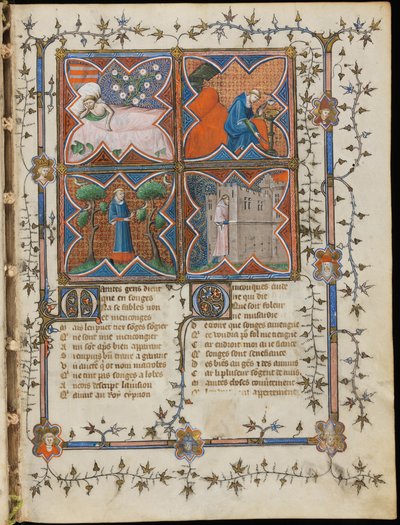 Miniatura z rukopisu Roman de la Rose od Guillaume de Lorris a Jean de Meun, 1353 od Master of the Rose novels