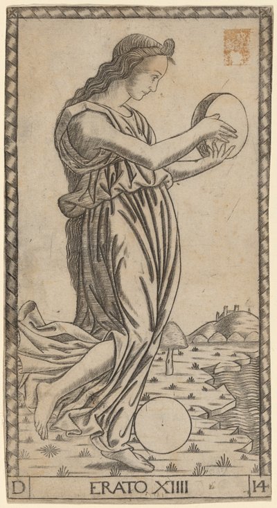 Erato od Master of the S Series Tarocchi