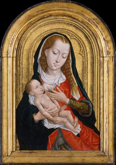 Panna a dítě, 1475-99 od Master of the Saint Ursula Legend