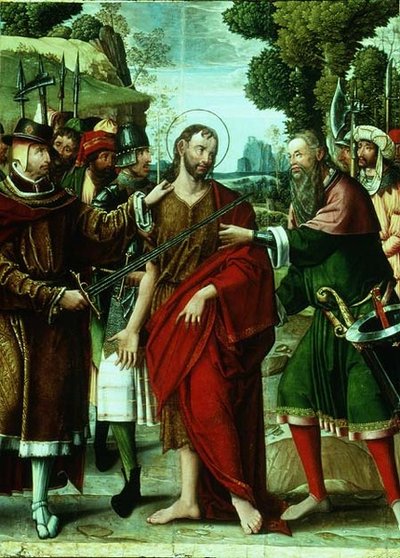 Zatčení sv. Jana Křtitele (panel) od Master of the St. Johns Retable