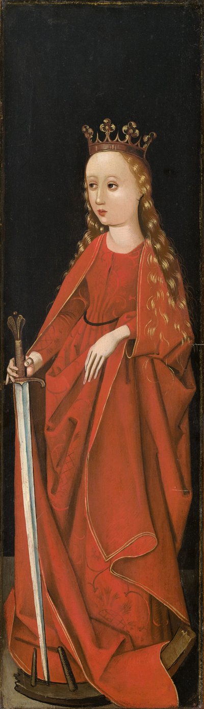 Svatá Kateřina [exteriér pravého křídla] od Master of the Starck Triptych