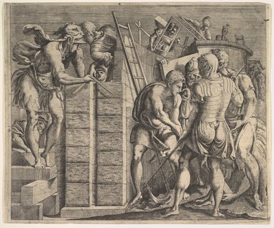 Cadmus zakládající Théby, ca. 1543-44. od Master of the Story of Cadmus