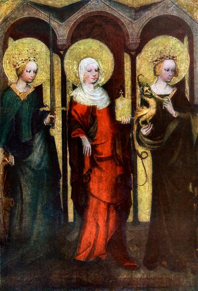 Obraz na rubu třeboňského oltáře, c1380 1955. od Master of the Trebon Altarpiece