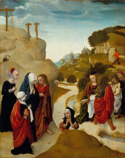 Pohřeb Krista od Master of the Virgo Inter Virgines