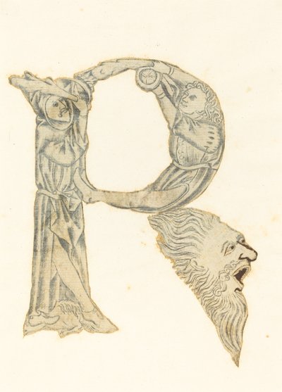 Písmeno P (převedeno na R) od Master with the Banderoles