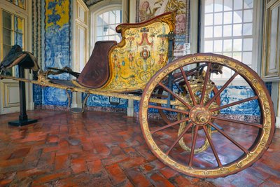 Palác Queluz, Queluz, Portugalsko. Zdobený kočár., 2020 (foto) od Mateus Vicente de Oliveira