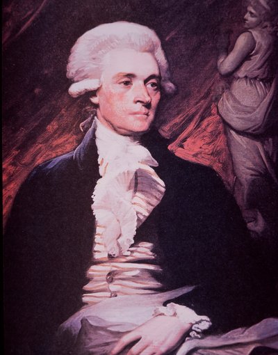 Thomas Jefferson jako americký velvyslanec ve Francii od Mather (after) Brown
