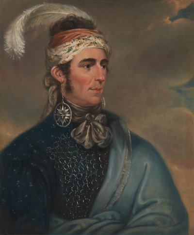 Teyoninhokarawen (major John Norton) od Mather Brown