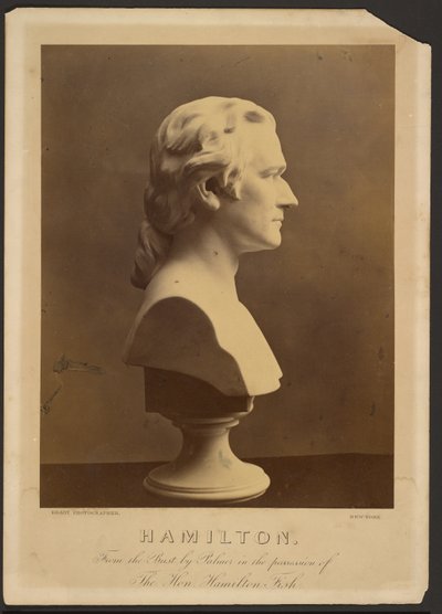 Busta Alexandra Hamiltona od Mathew B. Brady