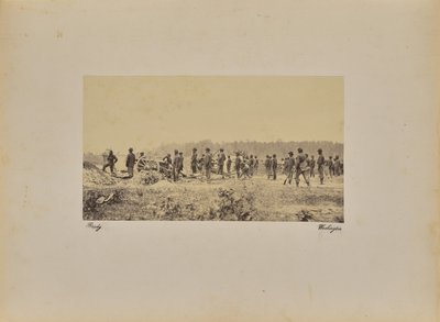 Baterie kapitána Coopera - 1 Pennsylvania B. [sic] před P. od Mathew B. Brady