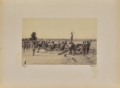 Kapitán [illeg.] Baterie od Mathew B. Brady