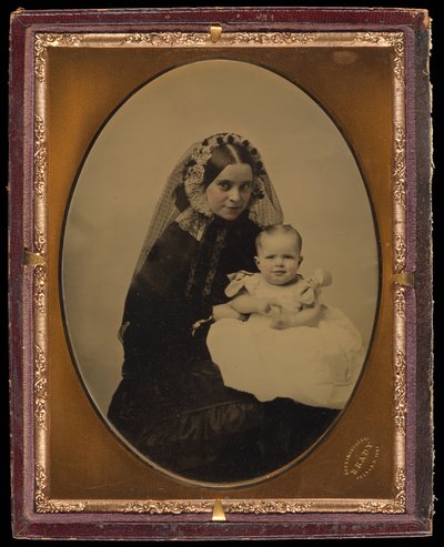 [Portrét ženy s dítětem] od Mathew B. Brady