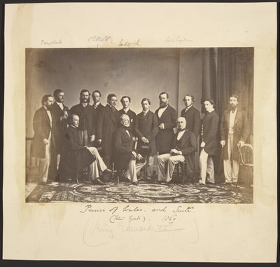 Prince of Wales a apartmá (New York). 1860 od Mathew B. Brady