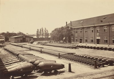 Pohledy v loděnicích námořního dělostřelectva, Washington, D.C., červen od Mathew B. Brady