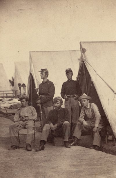 Táborová scéna, 1862 (foto) od Mathew Brady