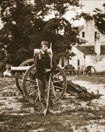 D.W.C. Arnold, vojín v armádě Unie, poblíž Harper