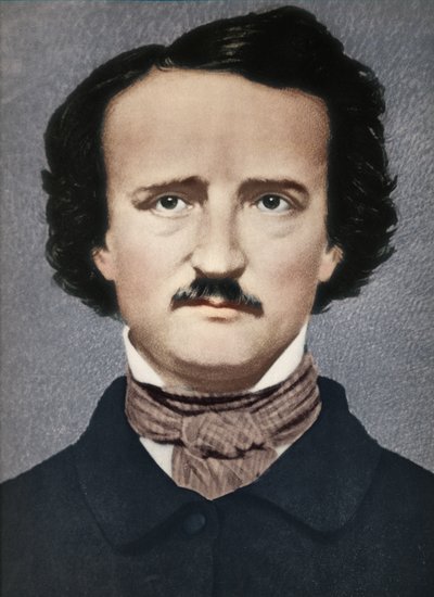 Edgar Allan Poe, c1840, 1939 od Mathew B. Brady